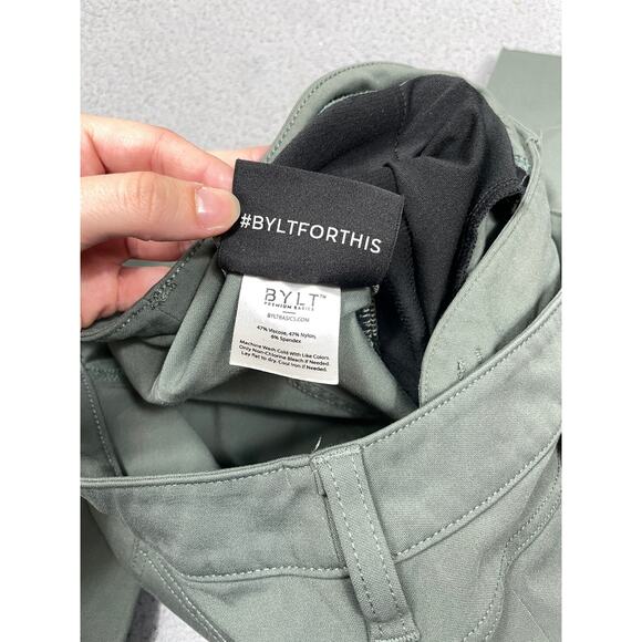 BYLT Basics Pants Bylt Mens Size 33 Green Everyday Pant 2 Skinny